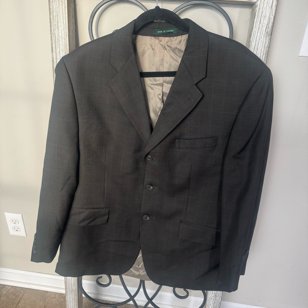 Lauren Ralph‎ Lauren for Marshall Fields Dark Brown Men's Blazer Size 42S
